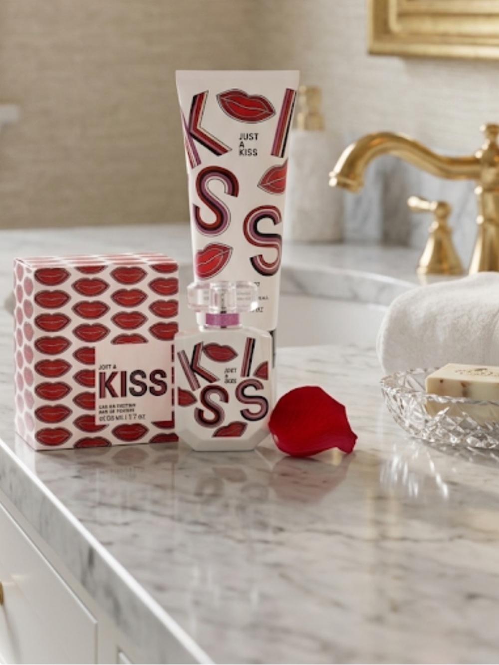 Victoria's Secret JUST A KISS Body Care Bundle With Lotion
